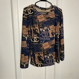 Long Sleeve Chanel Shirt Artificial